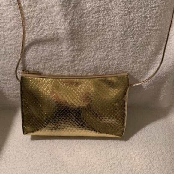 Source Unknown Bags Vintage Gold Crossbody Purse Poshmark